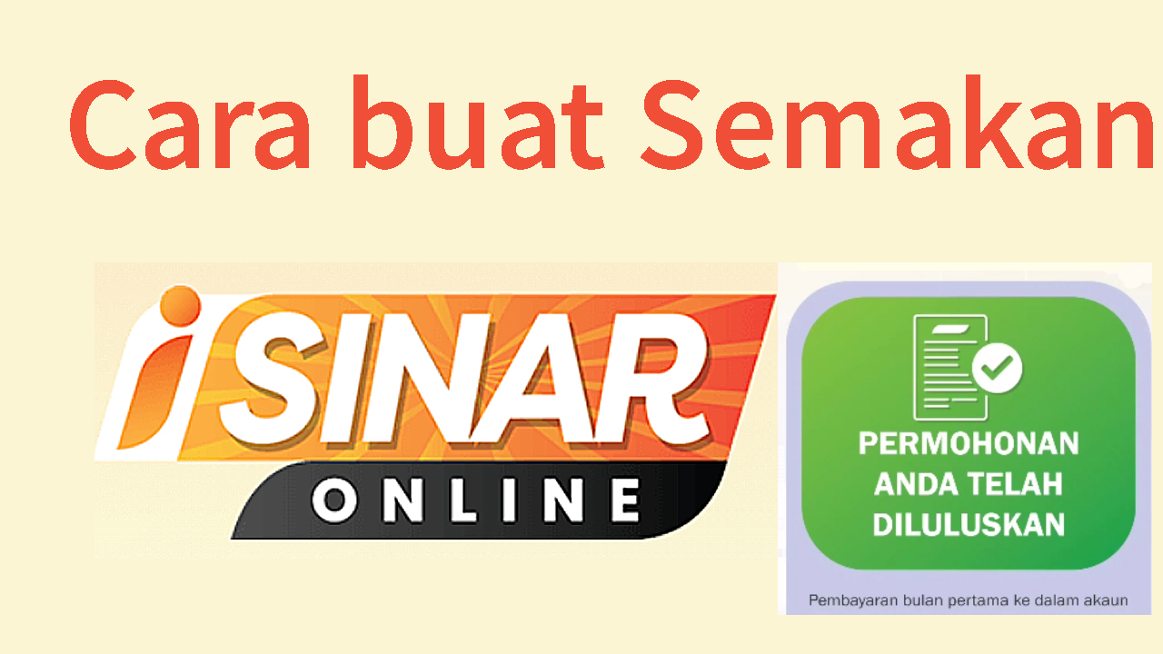 I sinar 3.0 permohonan baru