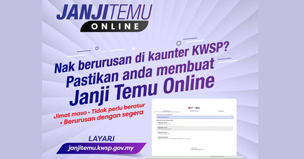 Janji temu online kwsp